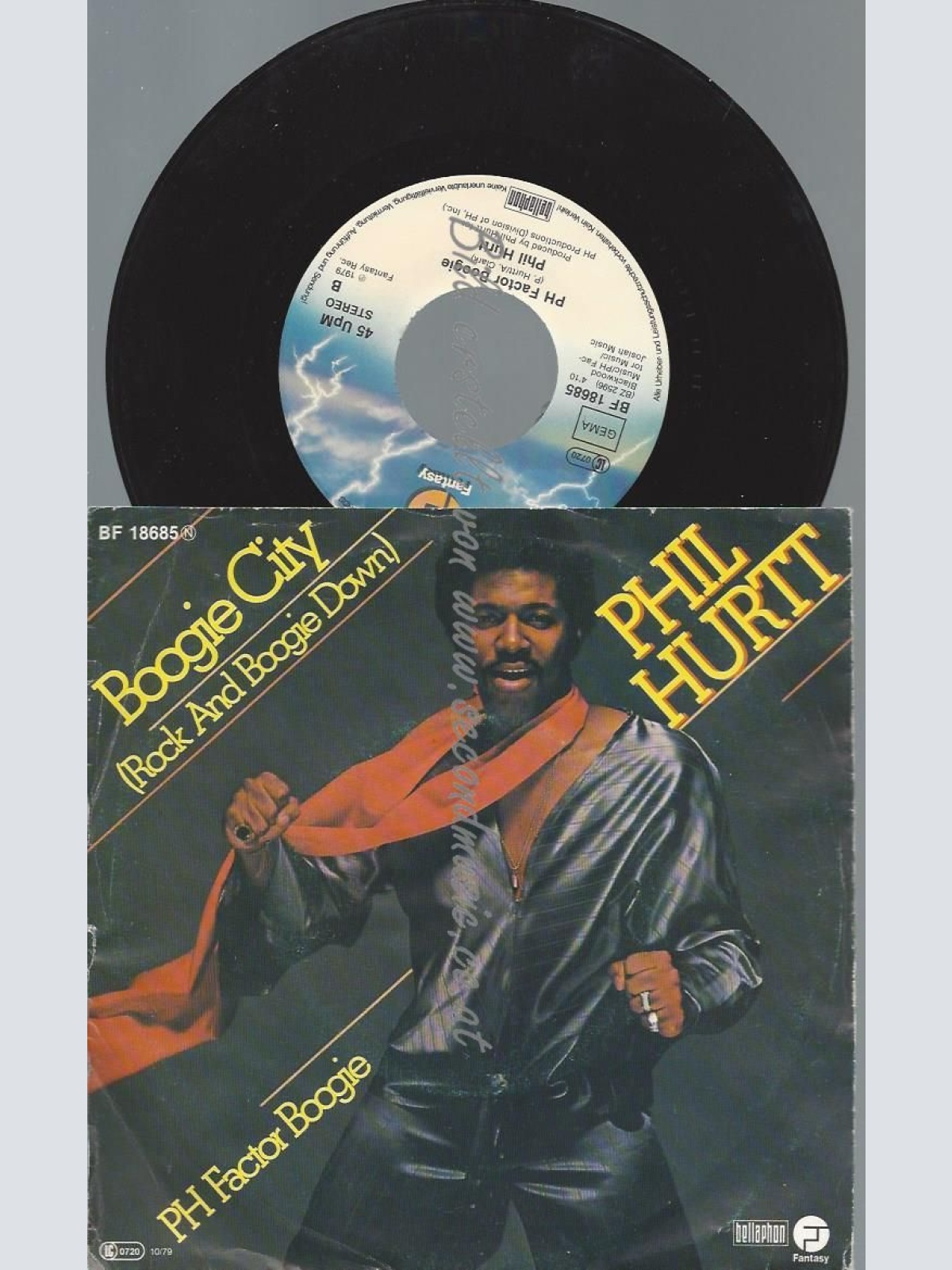 7"   Phil Hurtt  Boogie City