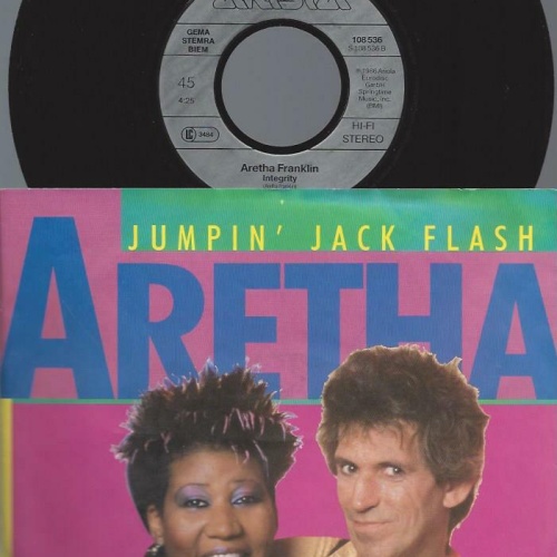 7"   Aretha Franklin – Jumpin' Jack Flash