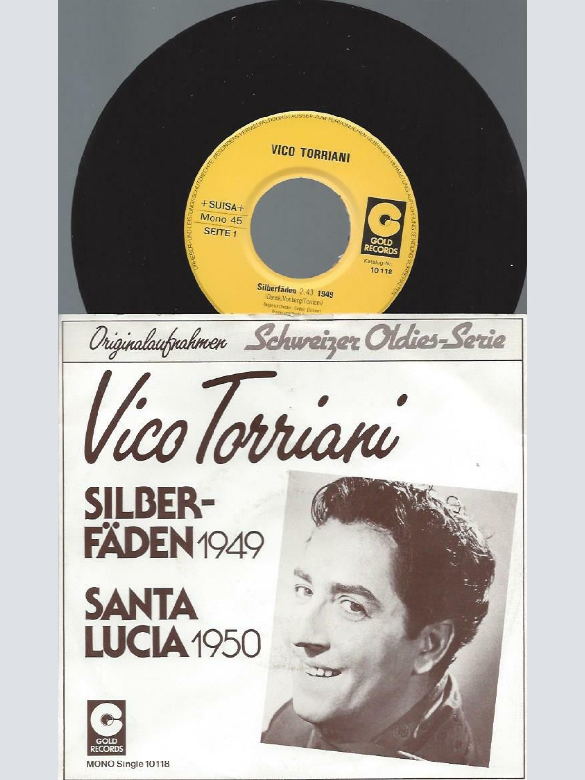 7" Vico Torriani – Silberfäden