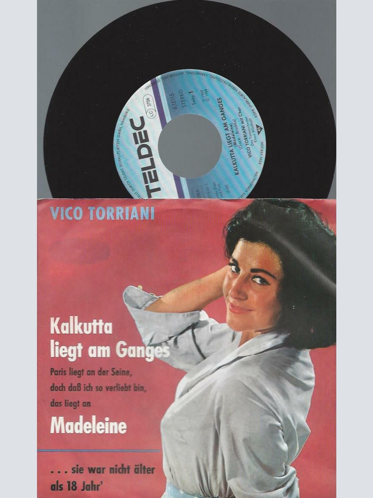7" Vico Torriani – Kalkutta Liegt Am Ganges