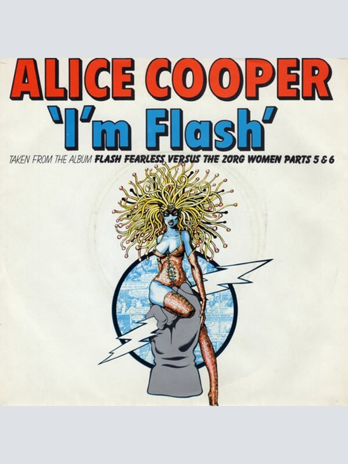 7", Single, Promo Alice Cooper (2) / Elkie Brooks - I'm Flash / Trapped