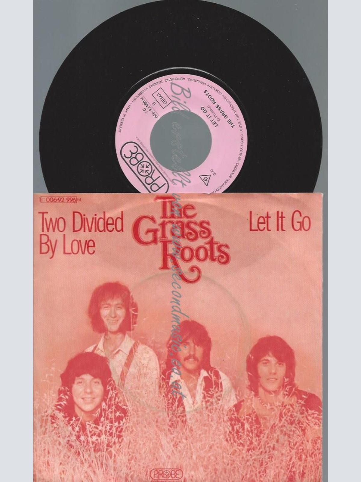 7"  The Grass Roots – Two Divided By Love