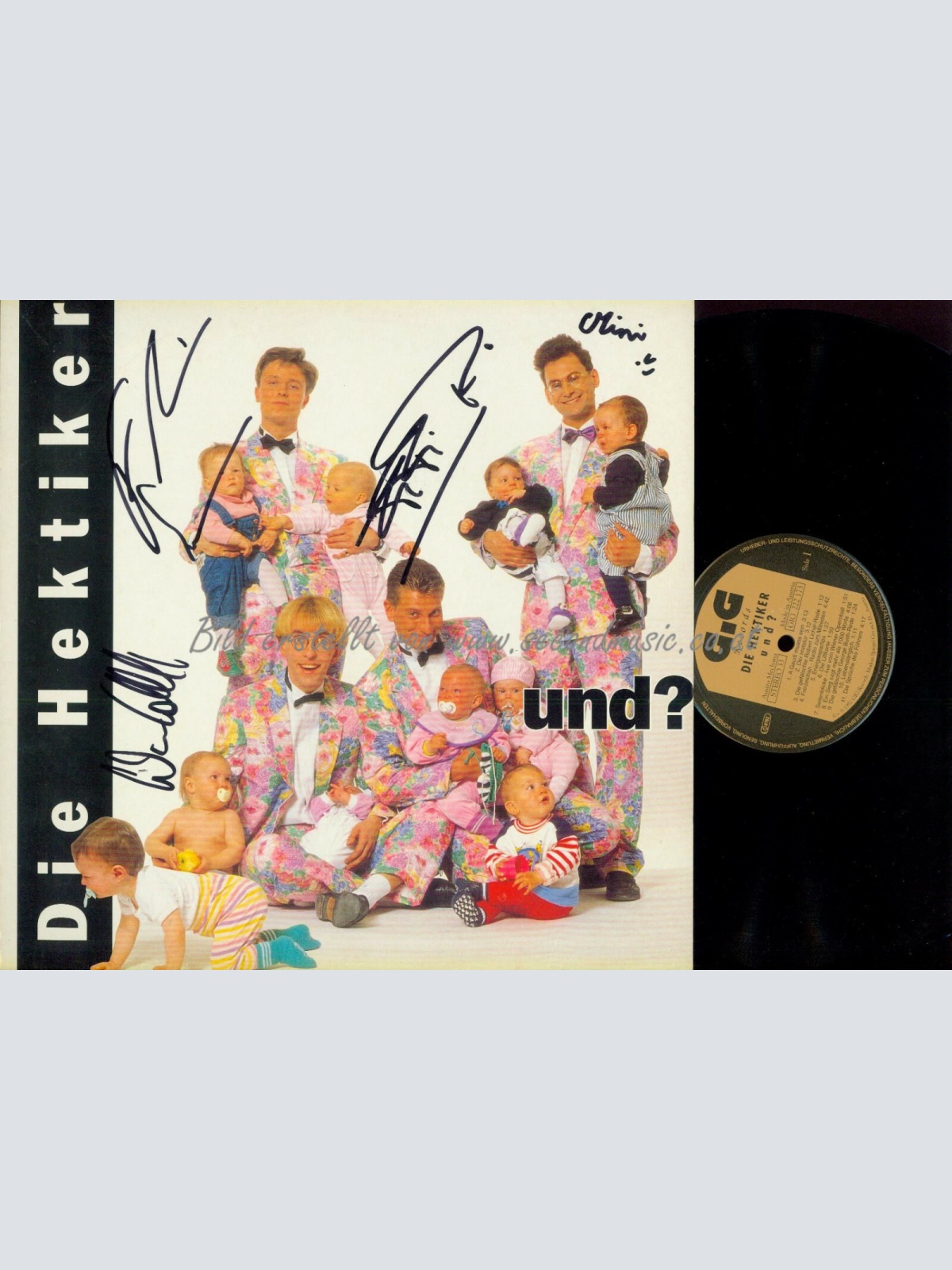 LP - Die Hektiker – Und  // SIGNIERT //MIT  AUTOGRAMMEN