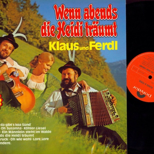LP--Klaus Und Ferdl – Wenn Abends Die Heidi Träumt-- Club   //NM