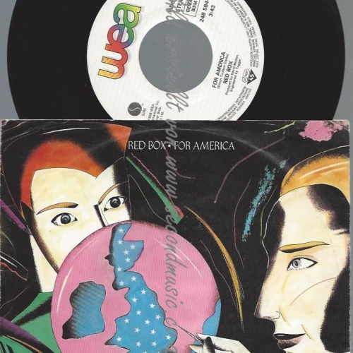 7"  Red Box  For America