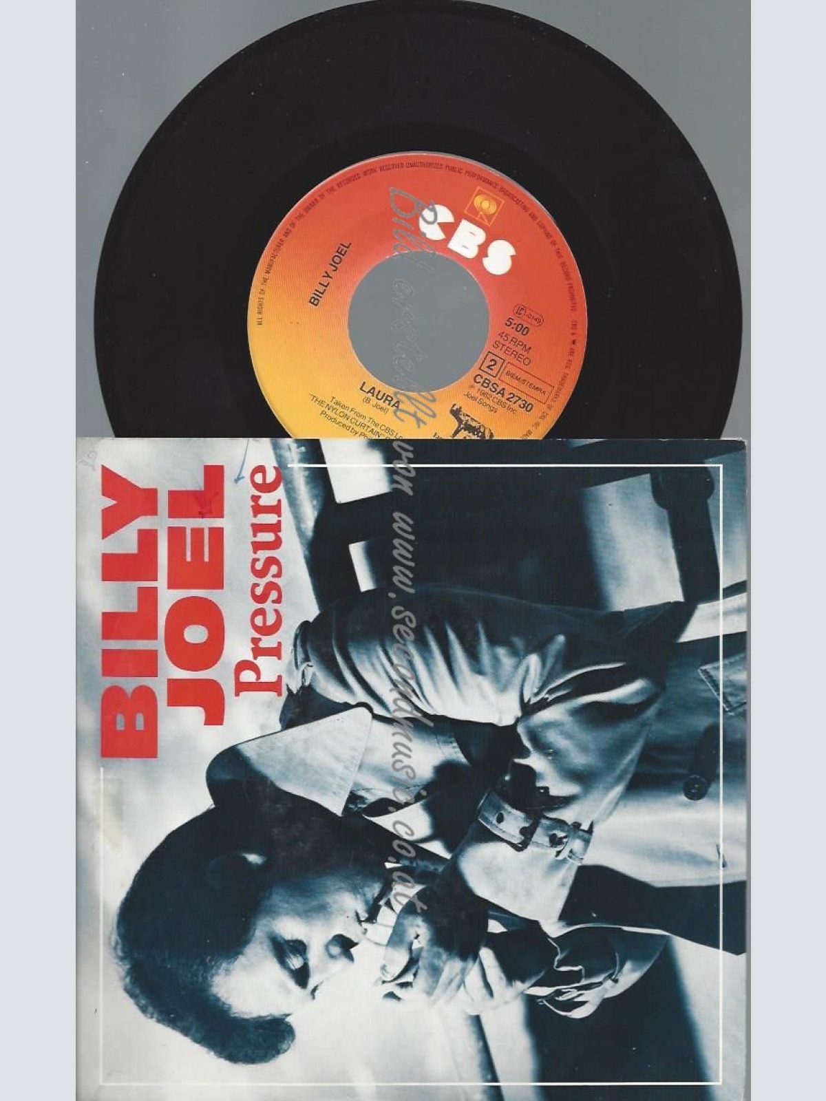 7"   Billy Joel  Pressure