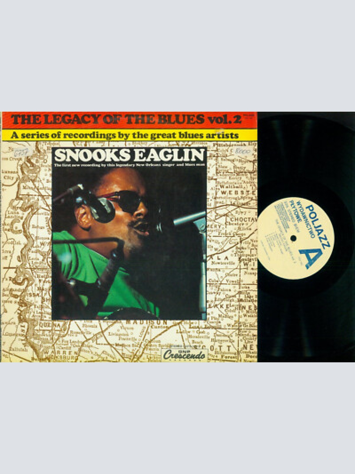 LP--Snooks Eaglin – The Legacy Of The Blues Vol. 2