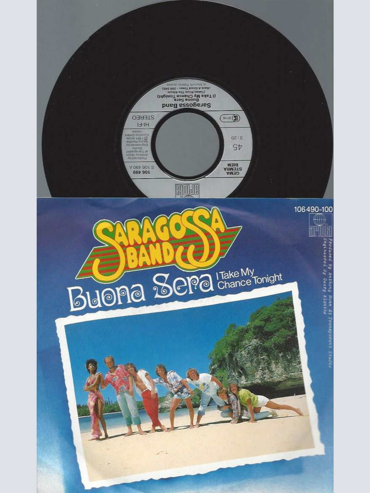 7" Saragossa Band – Buona Sera