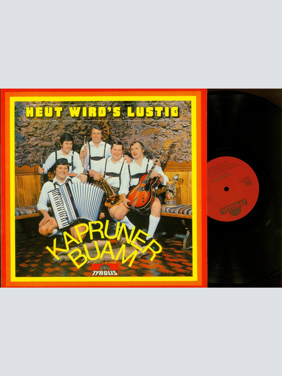 LP--Kapruner Buam --  Heut wird's Lustig -- NM