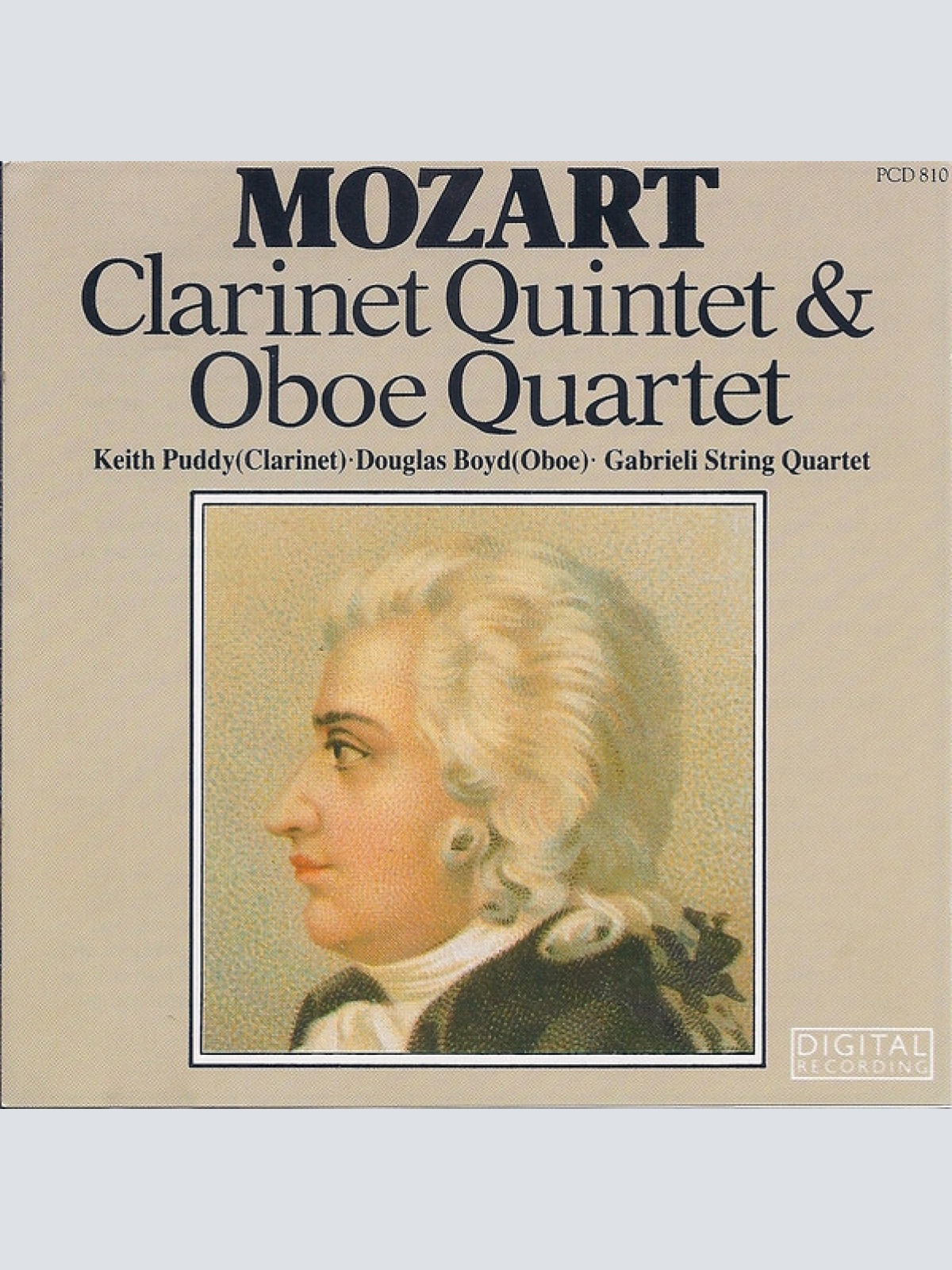 CD, Album Wolfgang Amadeus Mozart / The Gabrieli String Quartet, Keith Puddy,...