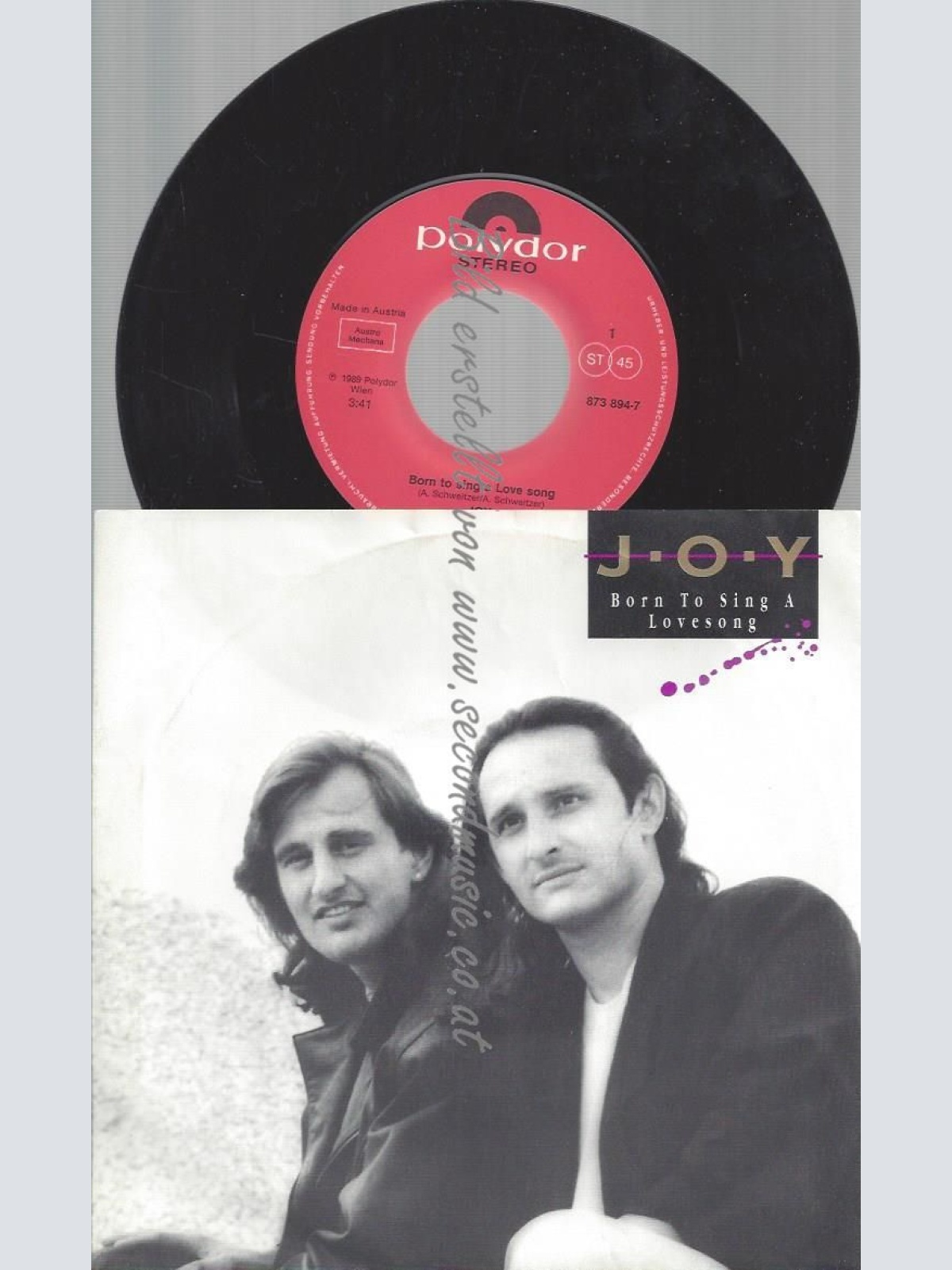 7" Joy – Born To Sing A Lovesong