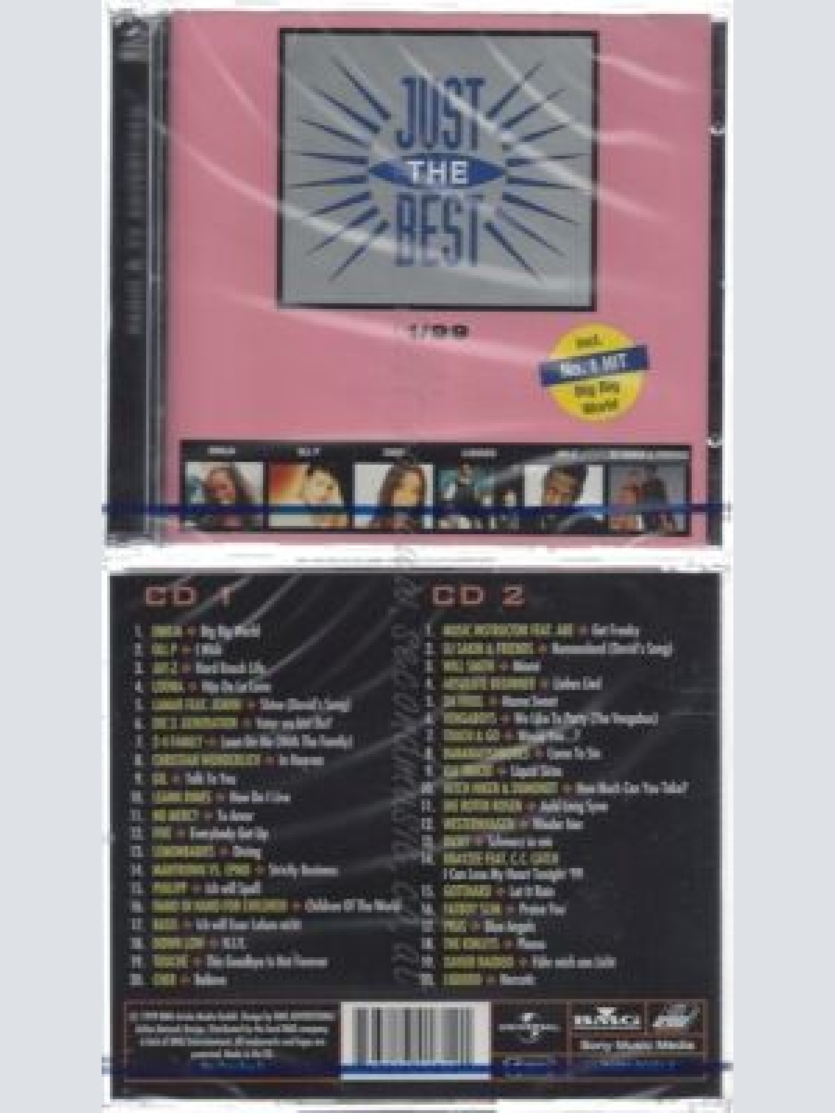 CD---VARIOUS -1999- - DOPPEL-CD -- JUST THE BEST 1999 VOL. 1
