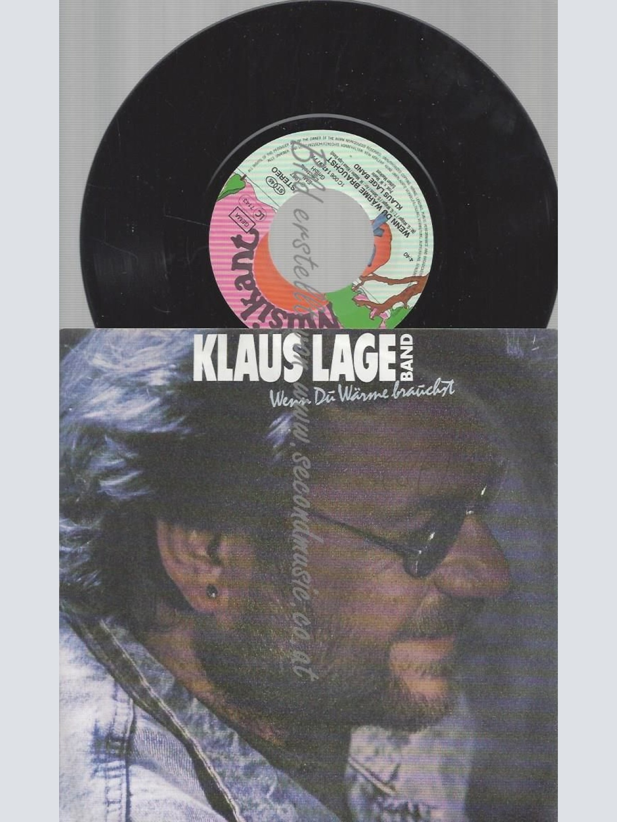 7"  Klaus Lage Band  Wenn Du Wärme Brauchst