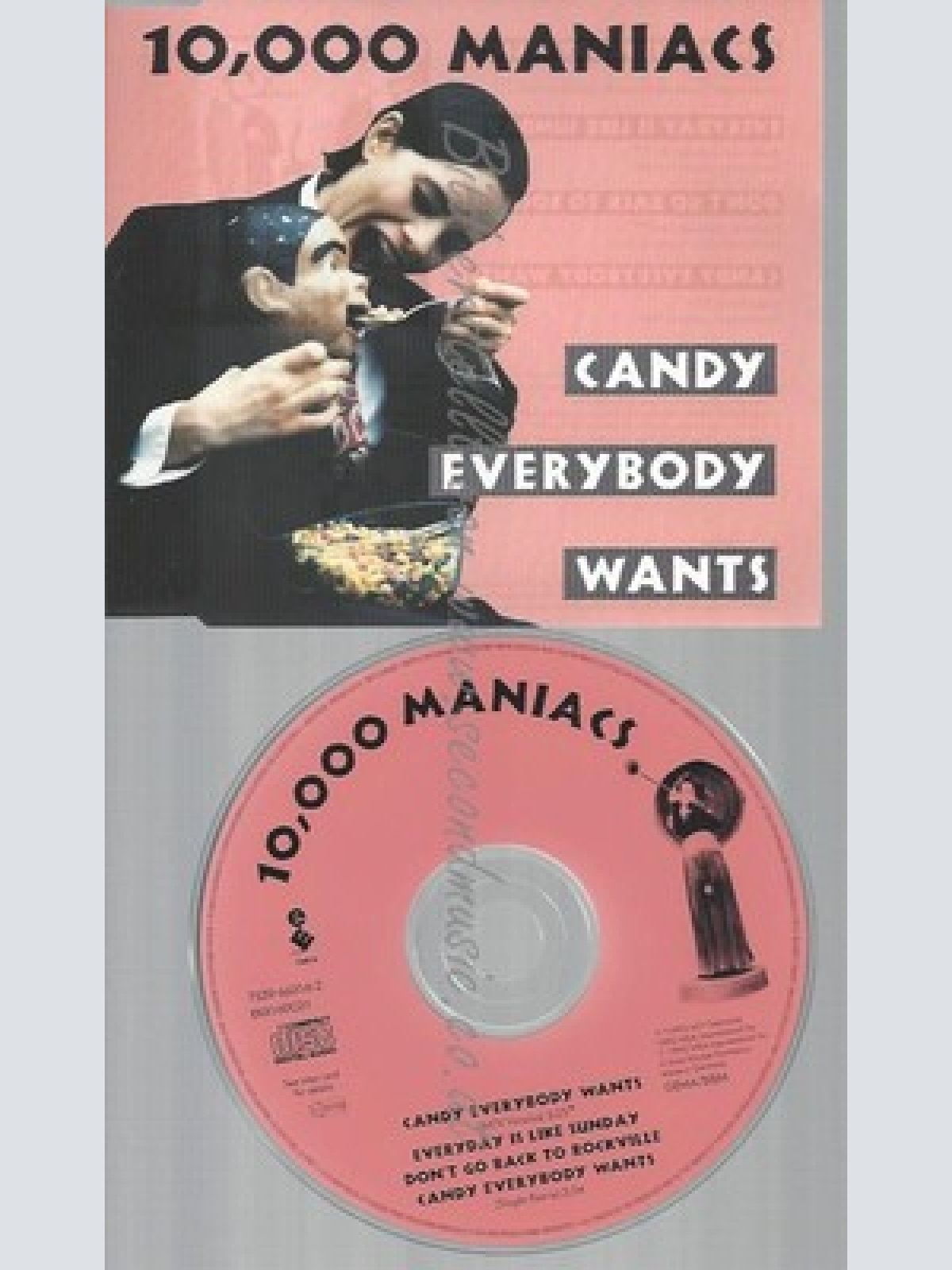 CD--VERYDAY / 10.000 MANIACS -1993- - SINGLE -- CANDY EVERYBODY WANTS