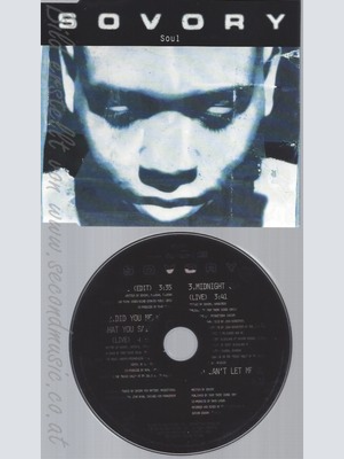 MAXI CD--SOVORY -- - SINGLE -- SOUL