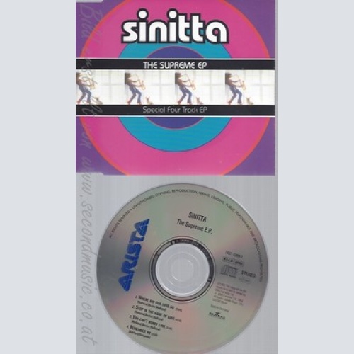 MAXI CD--SINITTA - SINGLE -- SUPREME E.P.