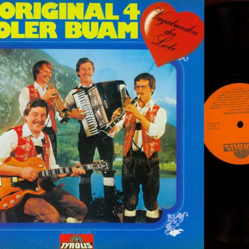 LP--Original 4 Tiroler Buam – Vagabunden Der Liebe  /NM