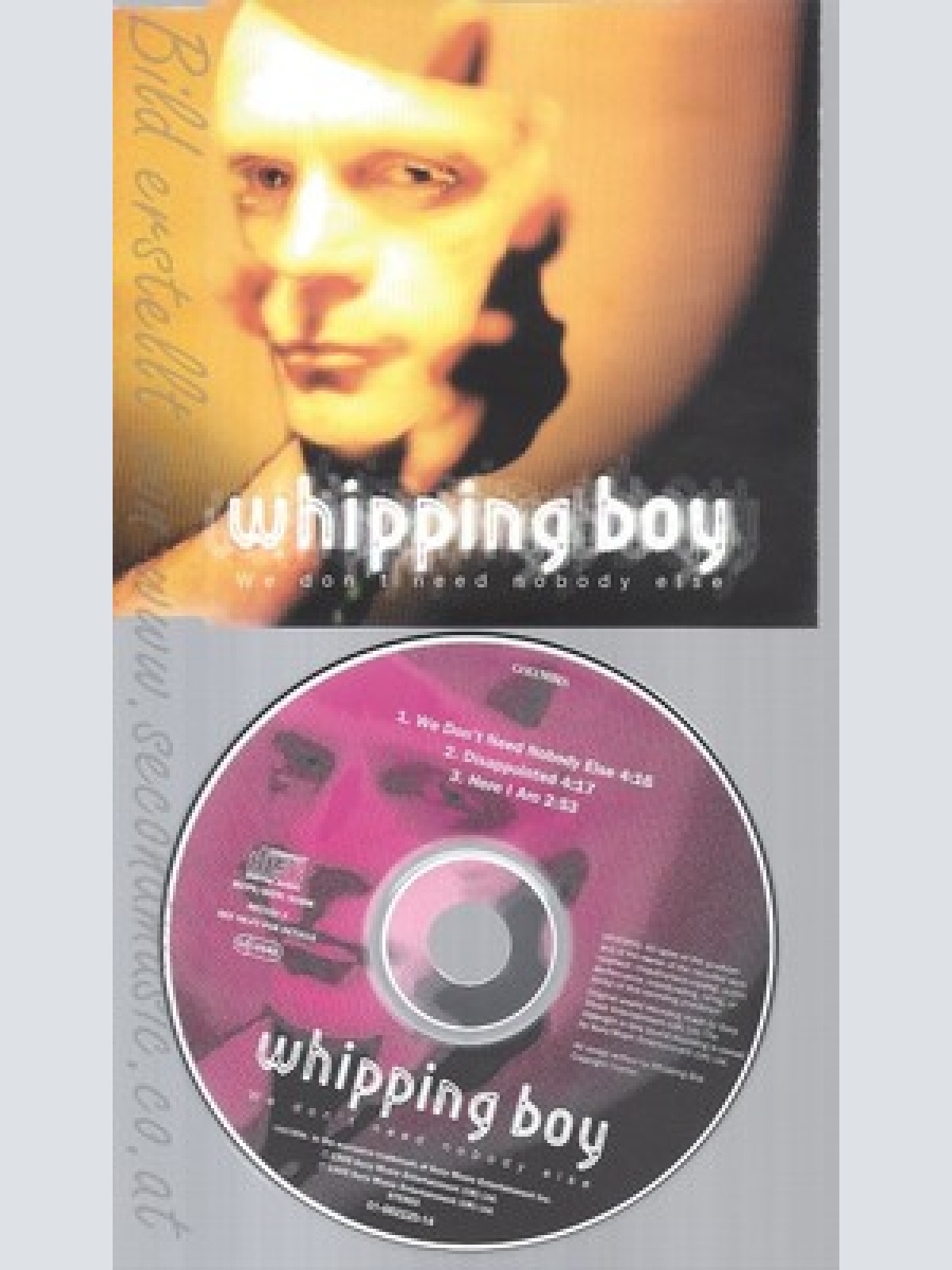 CD--WHIPPING BOY --- WE DON'T NEED NOBODY ELSE