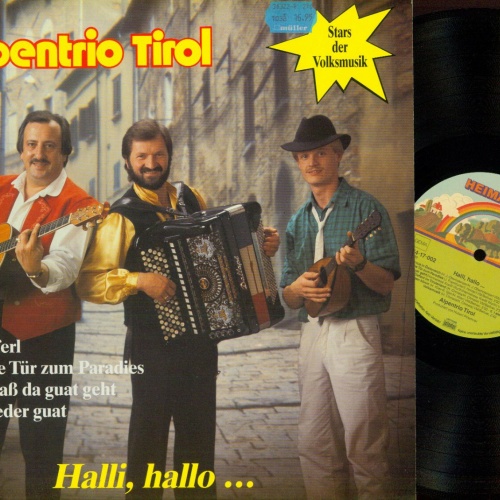 LP--Alpentrio Tirol – Halli, Hallo - NM