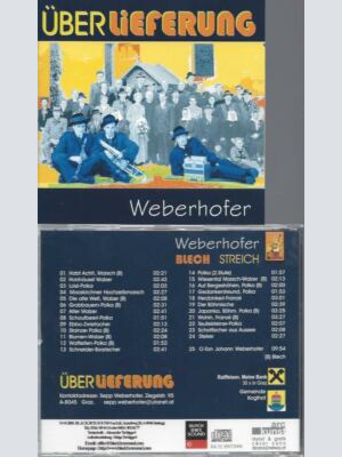 CD -Weberhofer  Blech Streich
