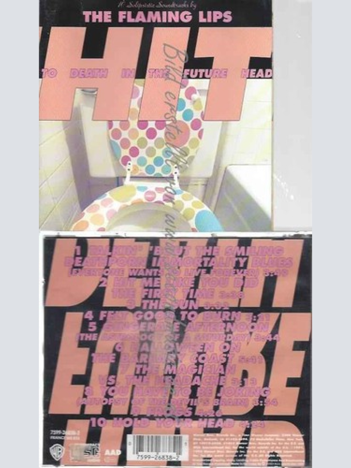 CD--THE FLAMING LIPS | --HIT TO DEATH IN THE FUTURE HEAD