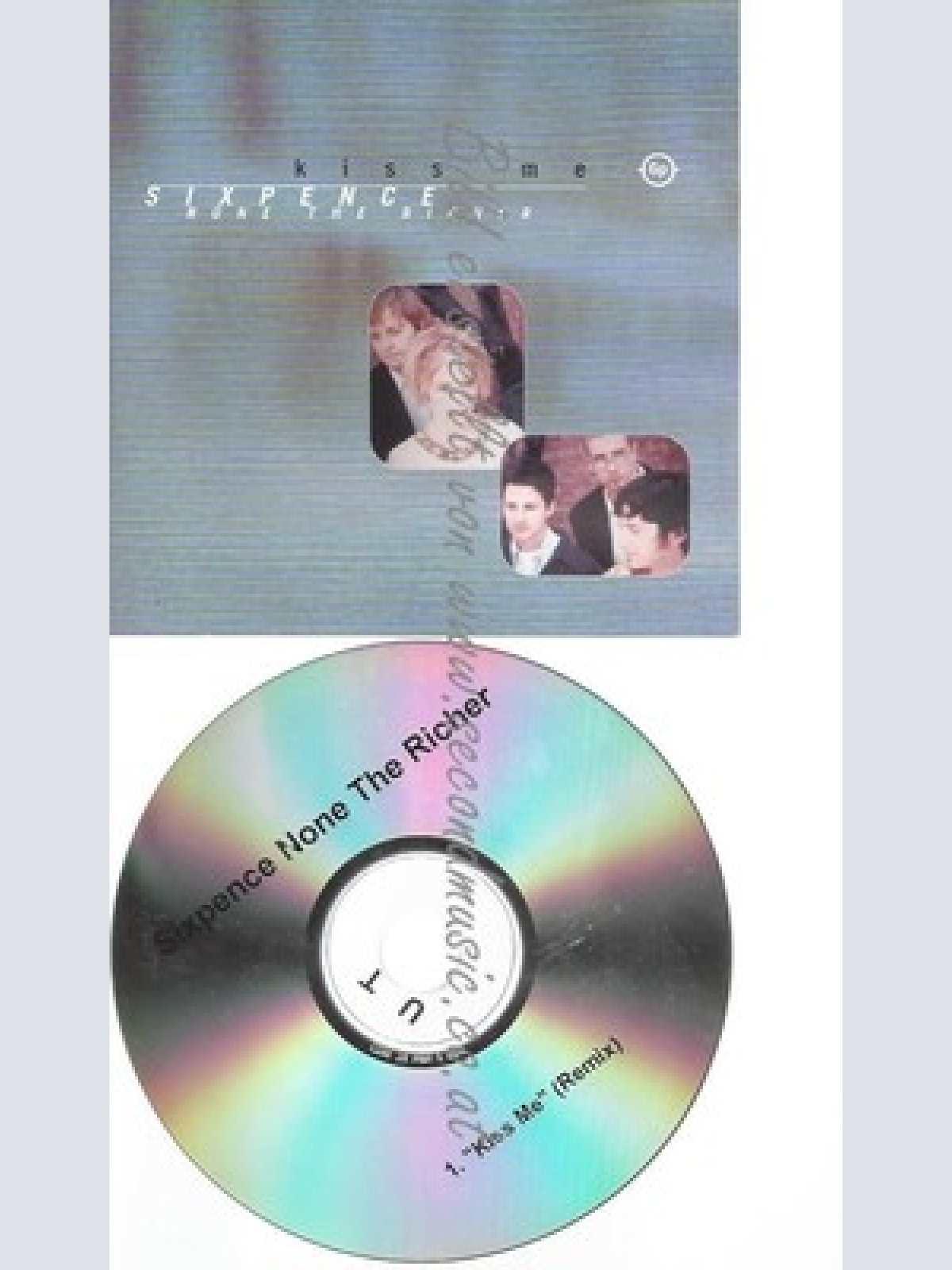 PROMO CD--SIXPENCE --KISS ME --