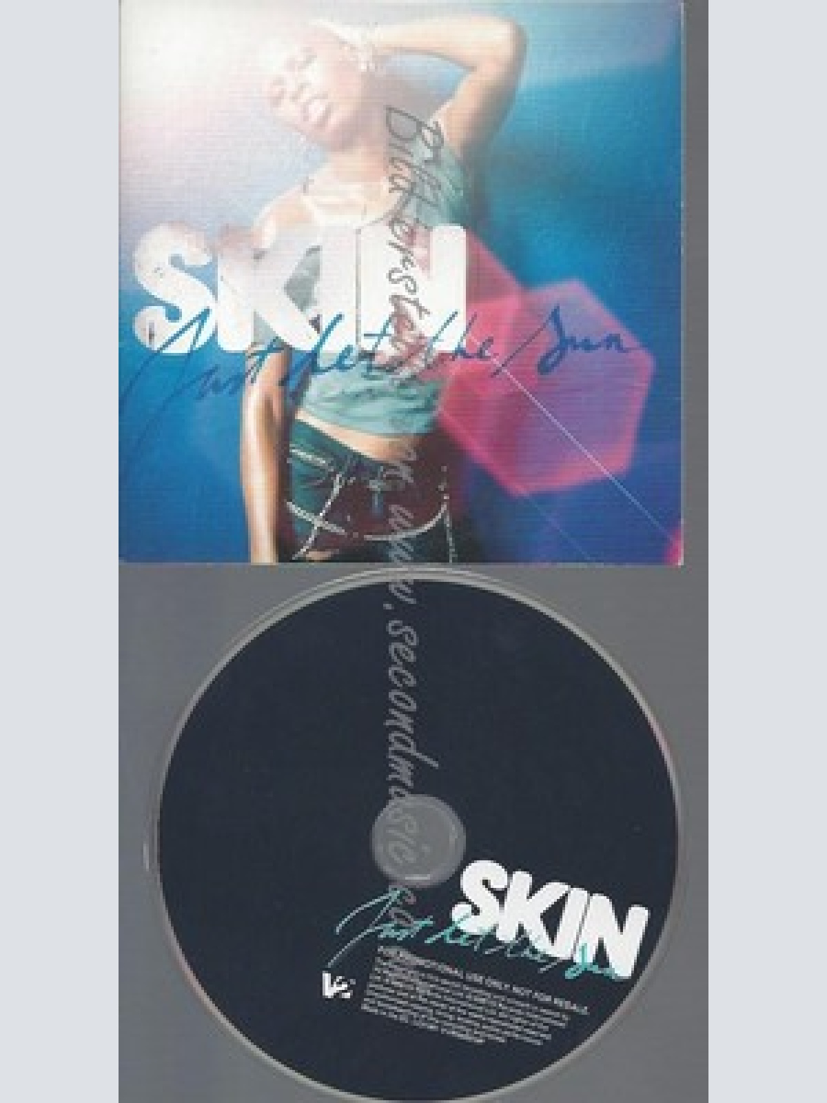 PROMO CD--SKIN--JUST LET THE SUN--1TR