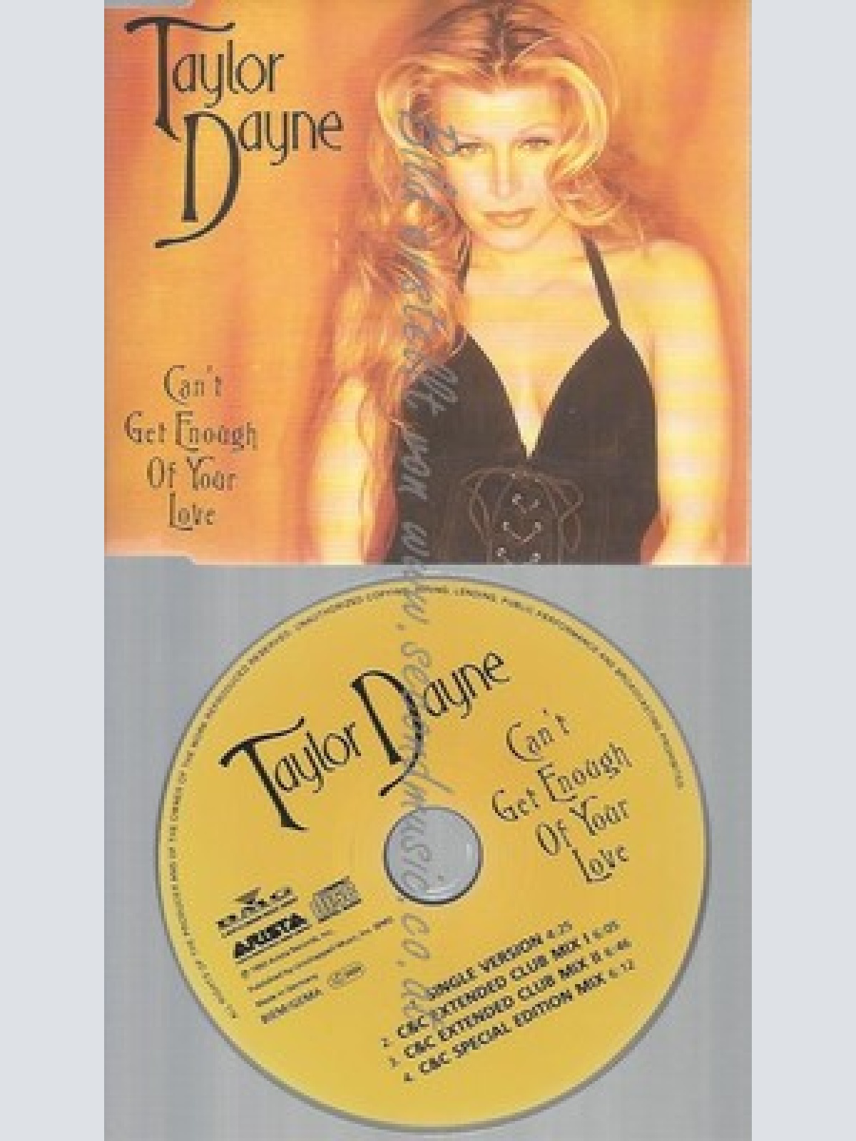 CD--TAYLOR DAYNE --- CAN'T GET ENOUGH OF YOUR LOVE
