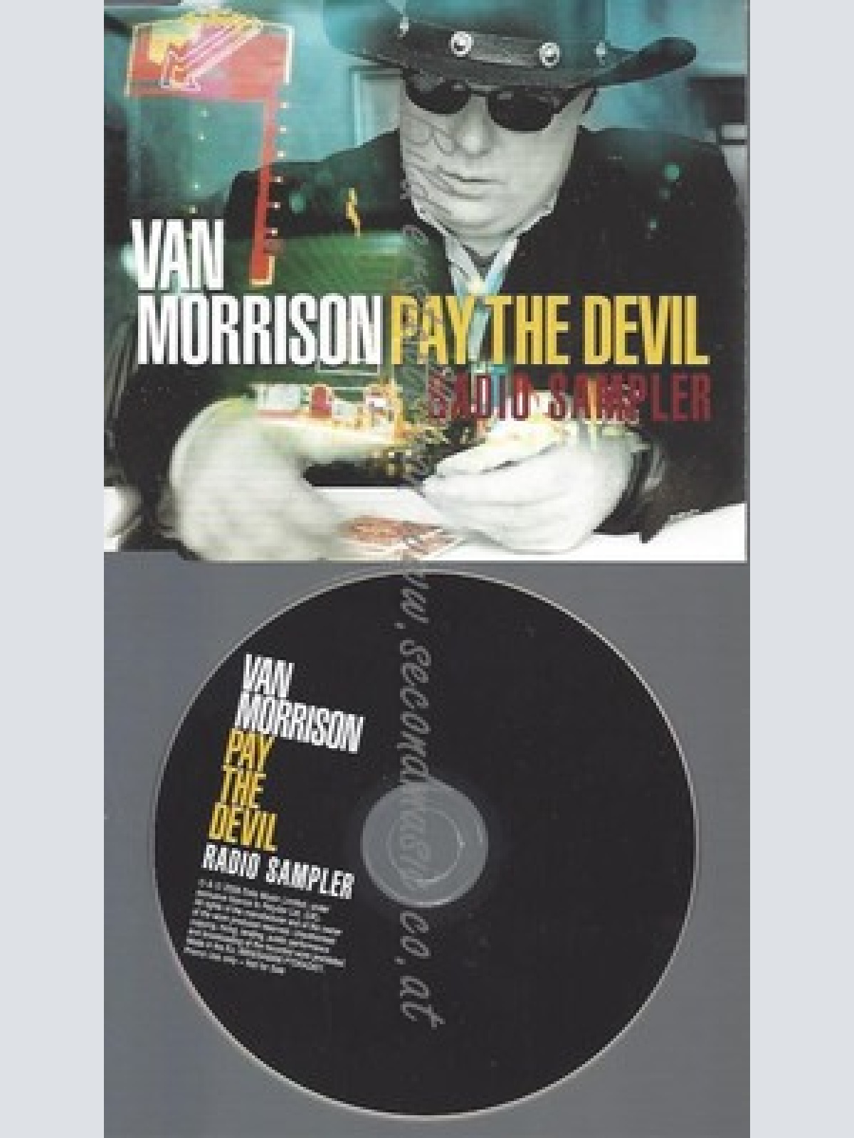 PROMO CD--VAN MORRISON --PAY THE DEVIL --5TR