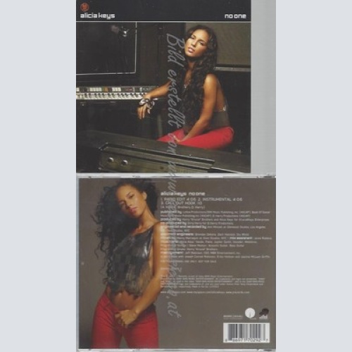 PROMO CD--ALICIA KEYS--NO ONE