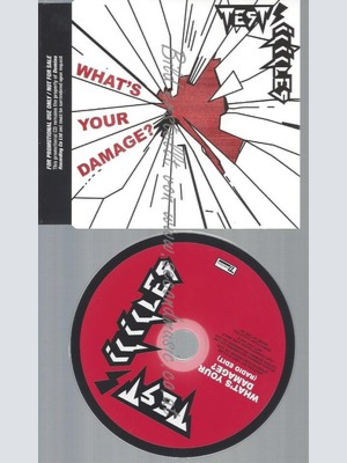 CD--TEST ICICLES--WHATS YOUR DAMAGE--PROMO