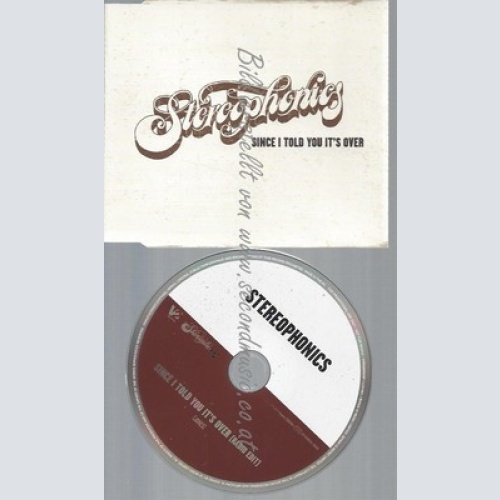 CD--STEREOPHONICS--SINCE I TOLD YOU IT'S OVER--PROMO