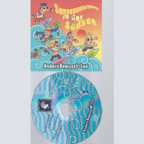 PROMO CD--ANDERS BEWUSST LOS --SONNENUNTERGAN  IN DER SÜDSEE