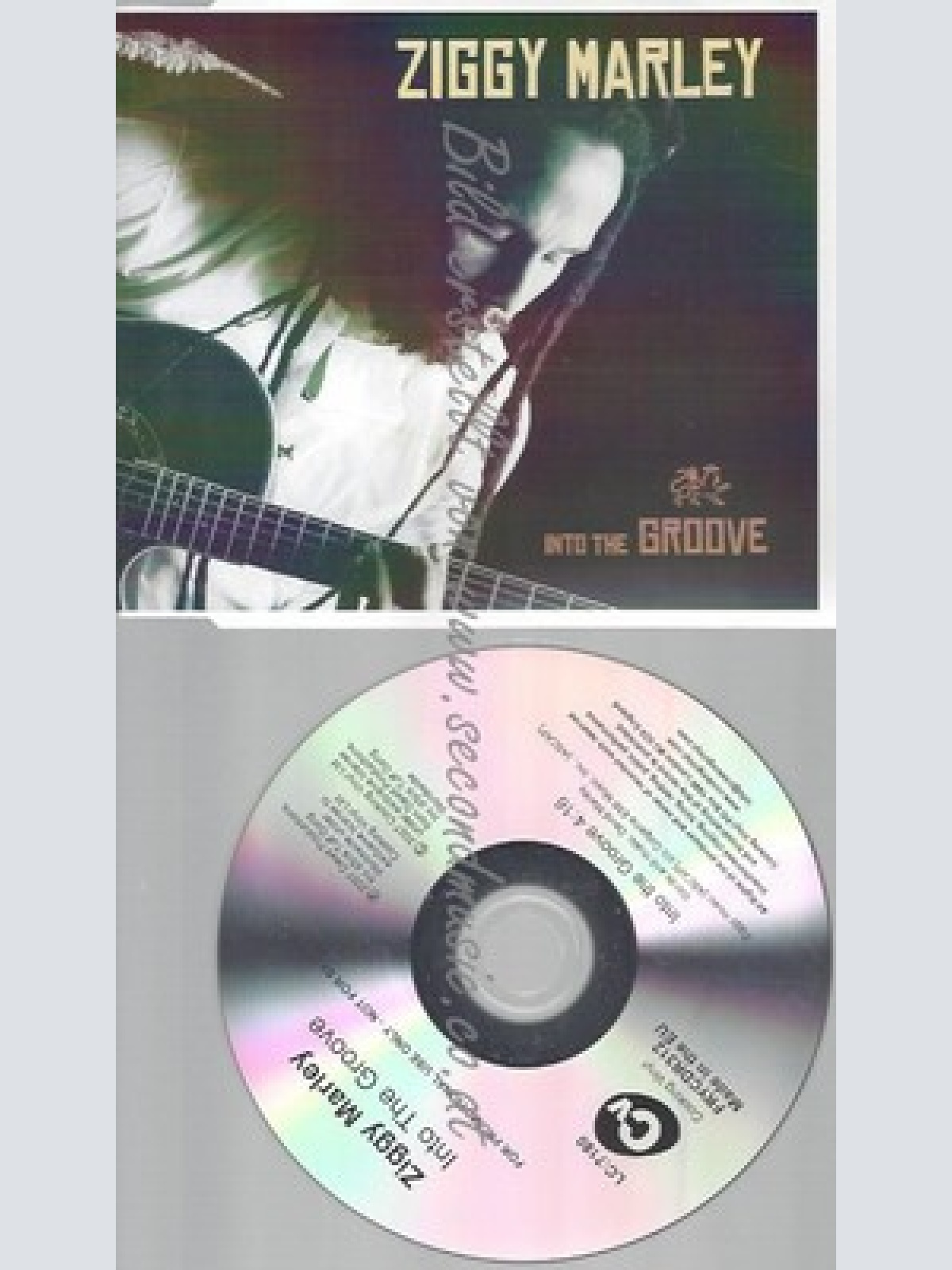 PROMO CD--ZIGGY MARLEY--INTO THE GROOVE