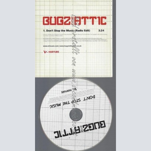 PROMO CD--GUGZ IN THE ATTIC--DONT STOP THE MUSIC--1TR