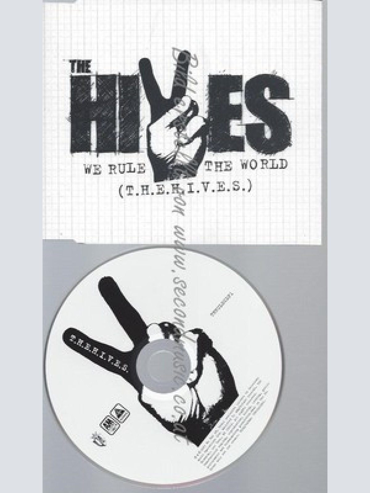 PROMO CD--THE HIVES --WE RULE THE WORLD 2TR