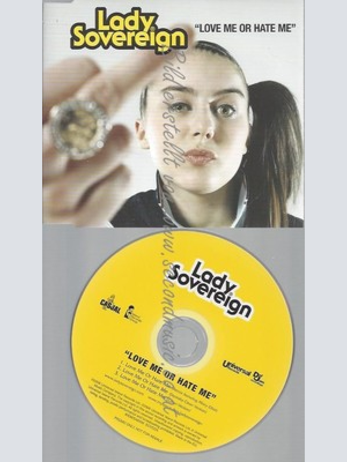 PROMO CD--LADY SOVEREIGN--LOVE ME OR HATE ME--3 TR