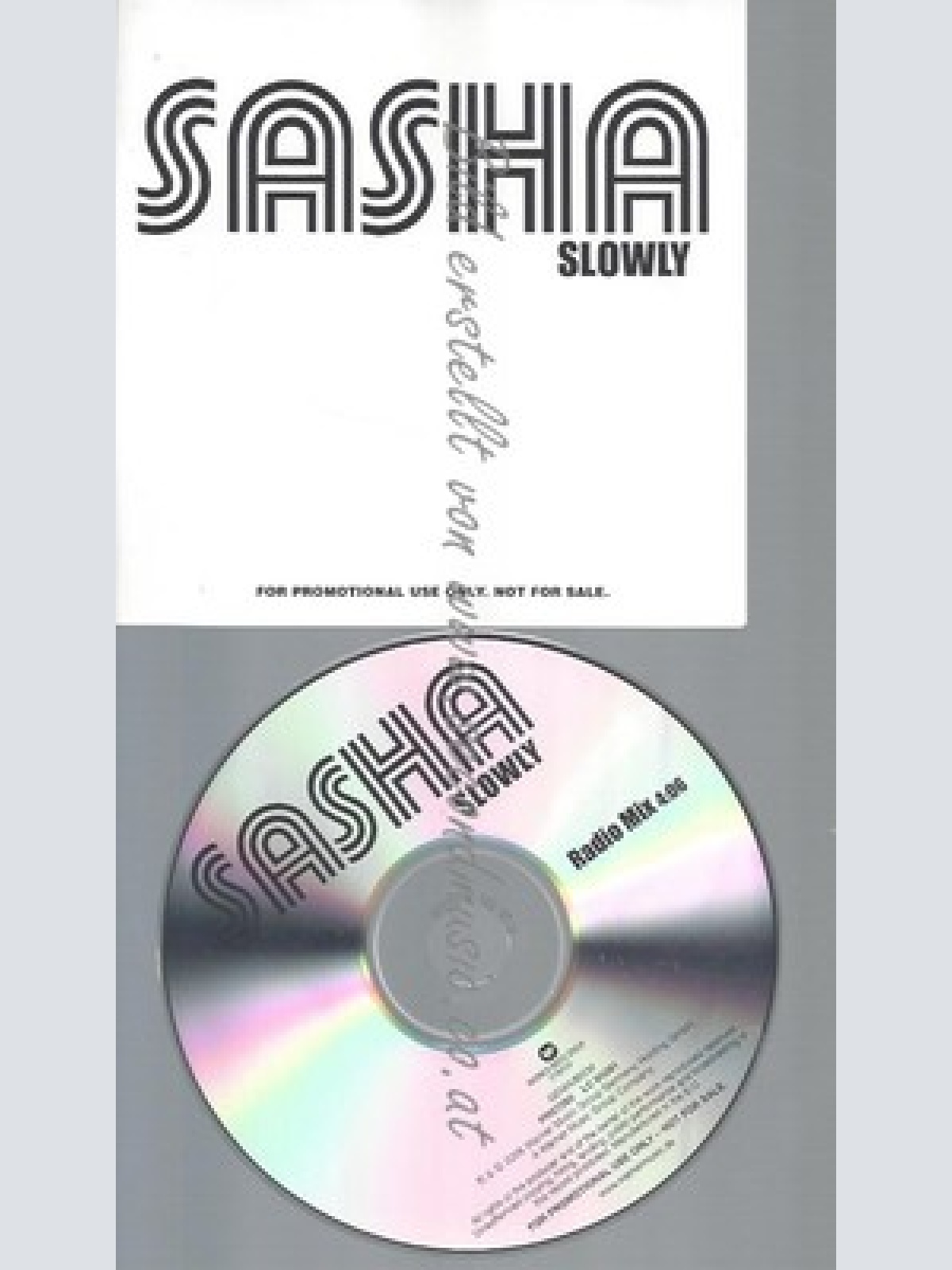 PROMO CD--SASHA--SLOWLY--1 TR