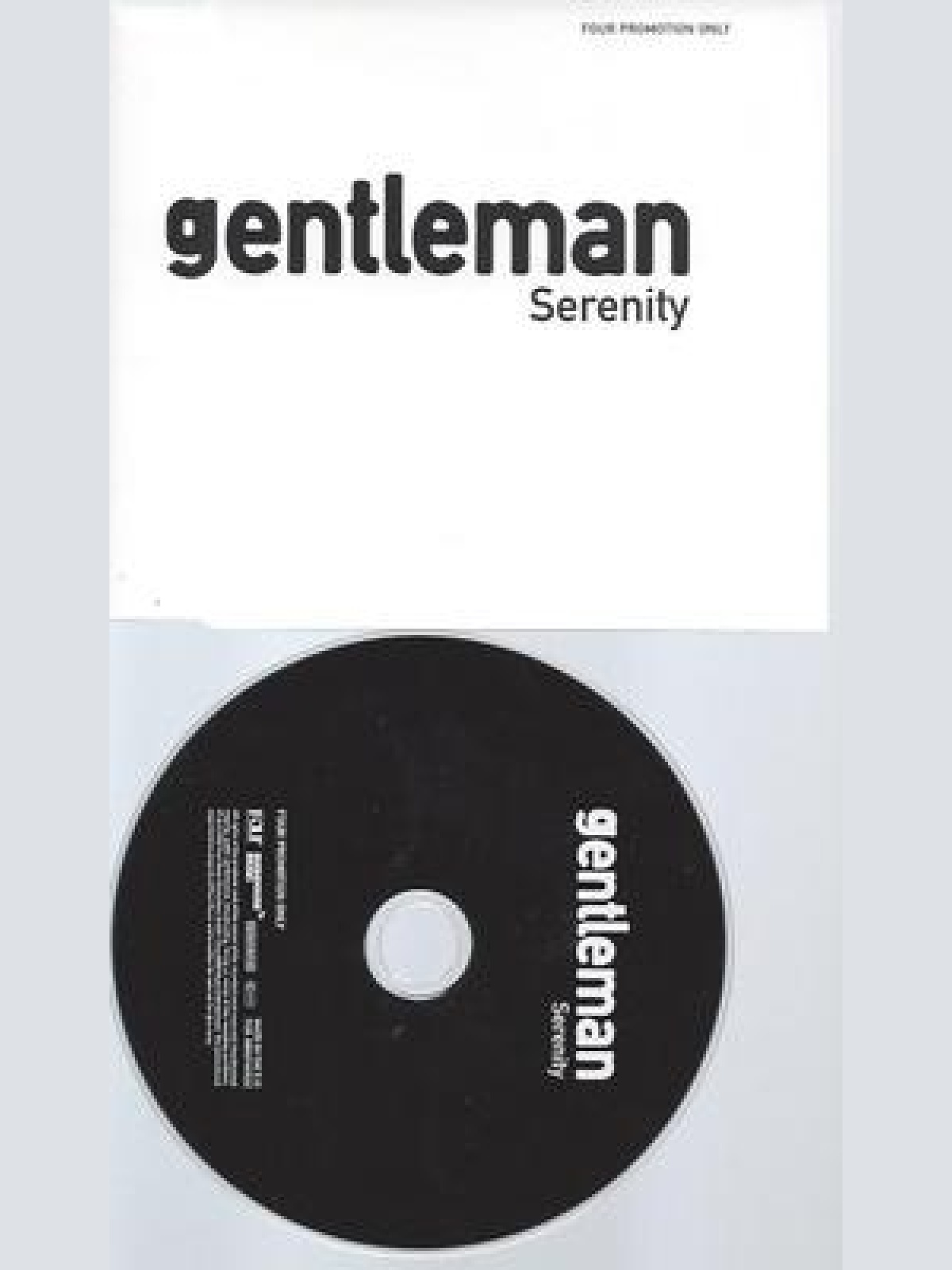 PROMO CD--GENTLEMAN--SERENITY--1 TR