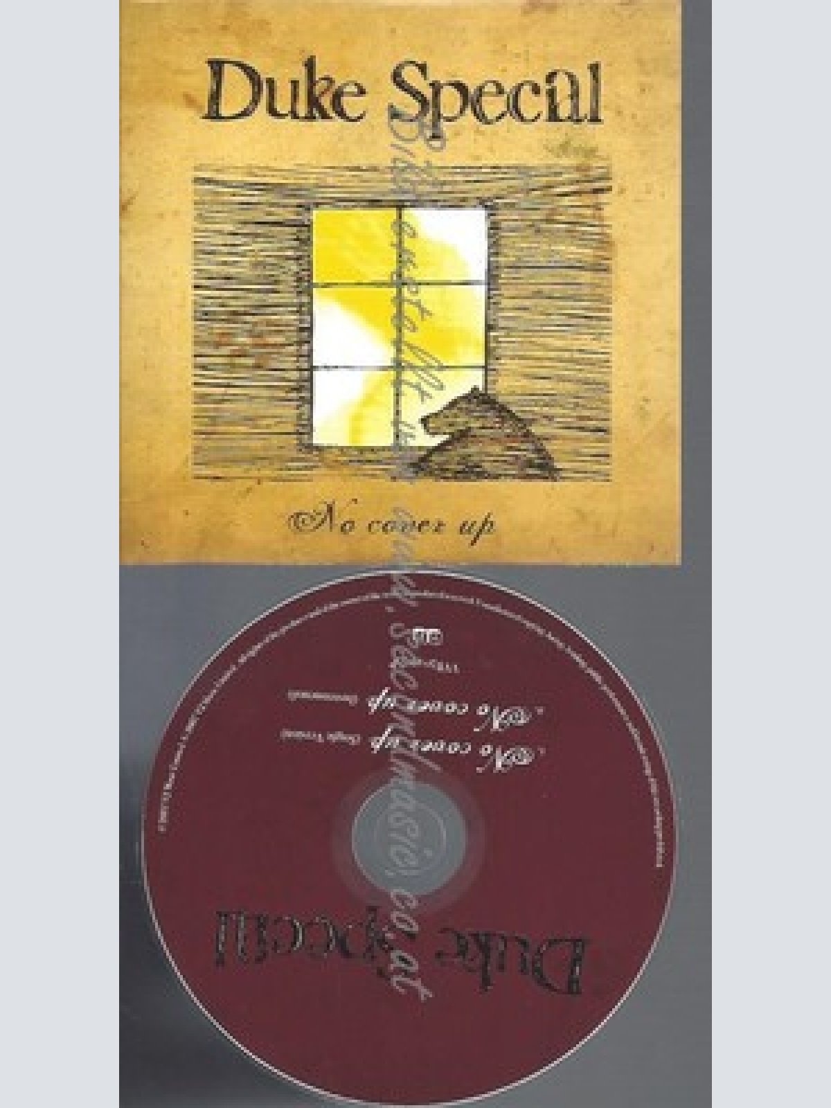 PROMO CD--DUKE SPECIAL--NO COVER UP--2TR