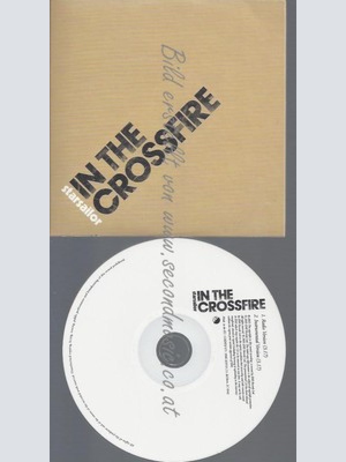 PROMO CD--STARSAILOR-- IN THE CROSSFIRE--2TR
