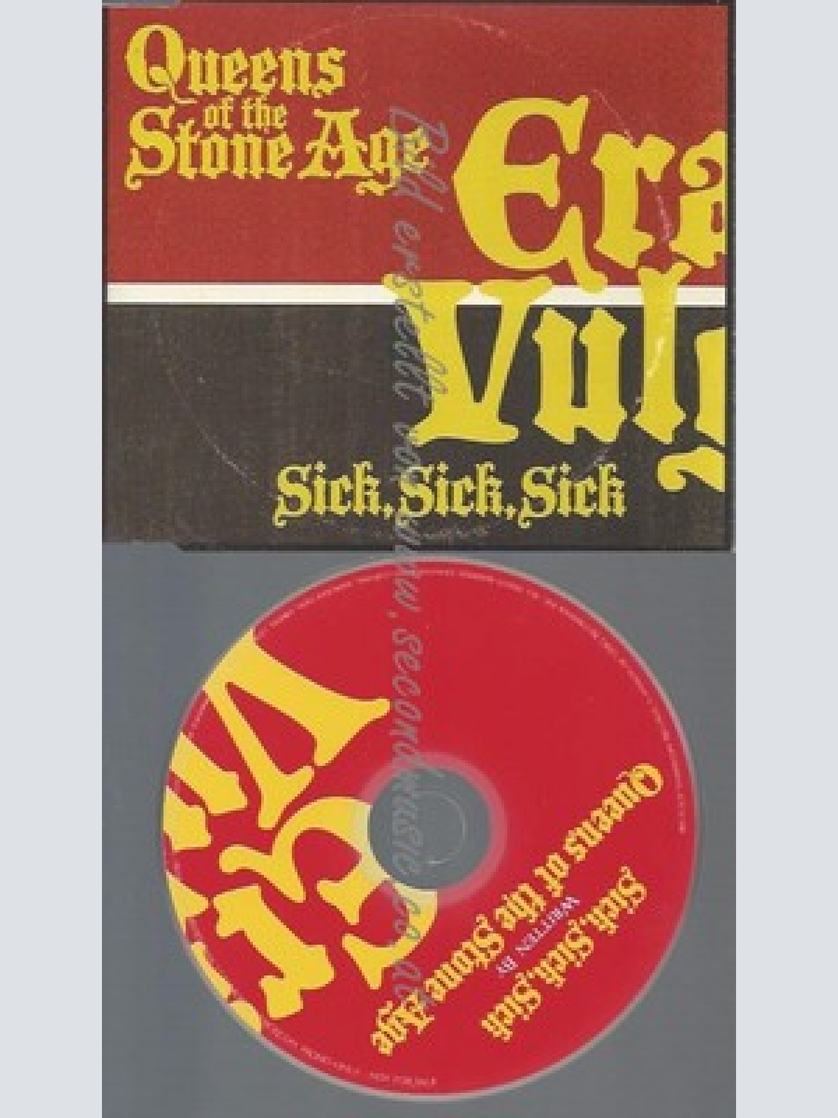 PROMO CD--QUEENS OF THE STONE AGE-- SICK SICK SICK --1TR