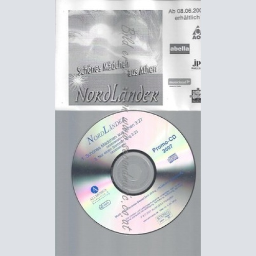 PROMO CD--NORDLÄNDER--NORD LÄNDER--SCHÖNES MÄDCHEN AUS ATHEN --2 TR