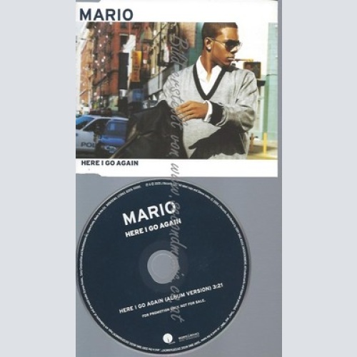 PROMO CD--MARIO --HERE I GO AGAIN --1TR