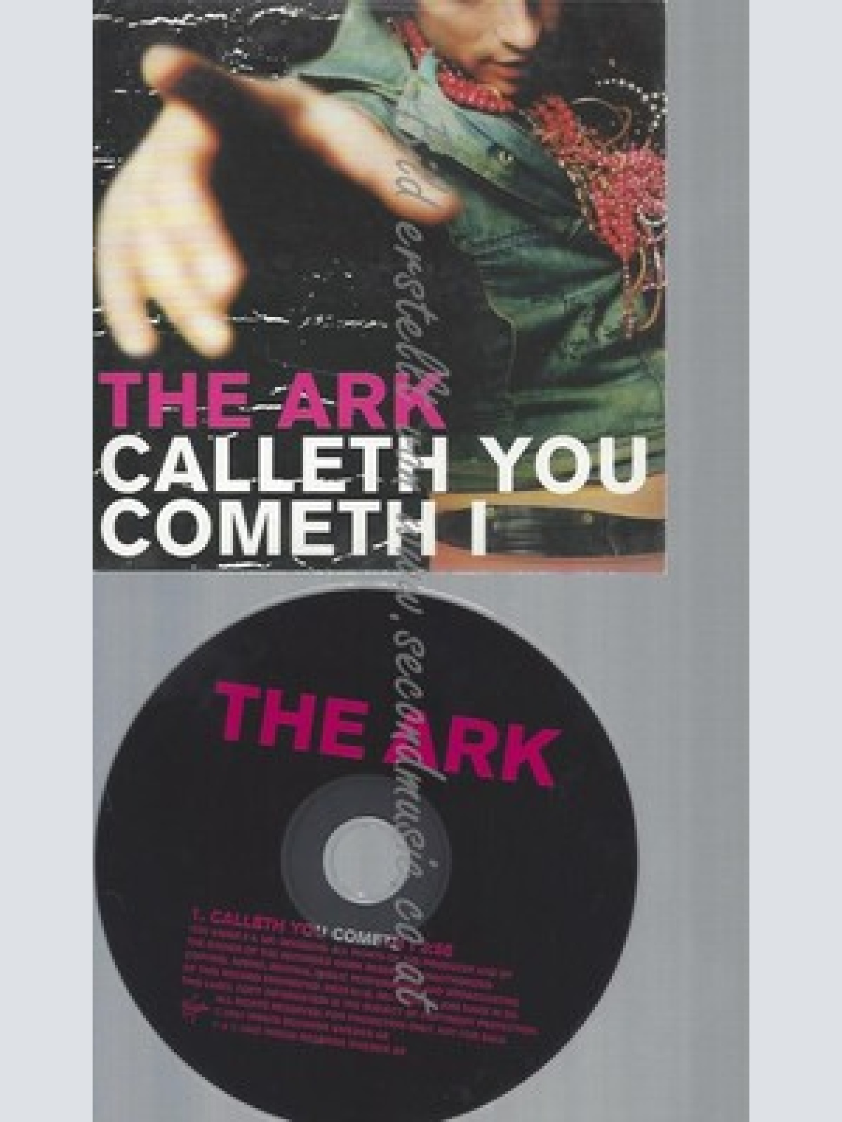 CD--CARDSLEEVE-THE ARK--CALLETH YOU COMETH I--PROMO