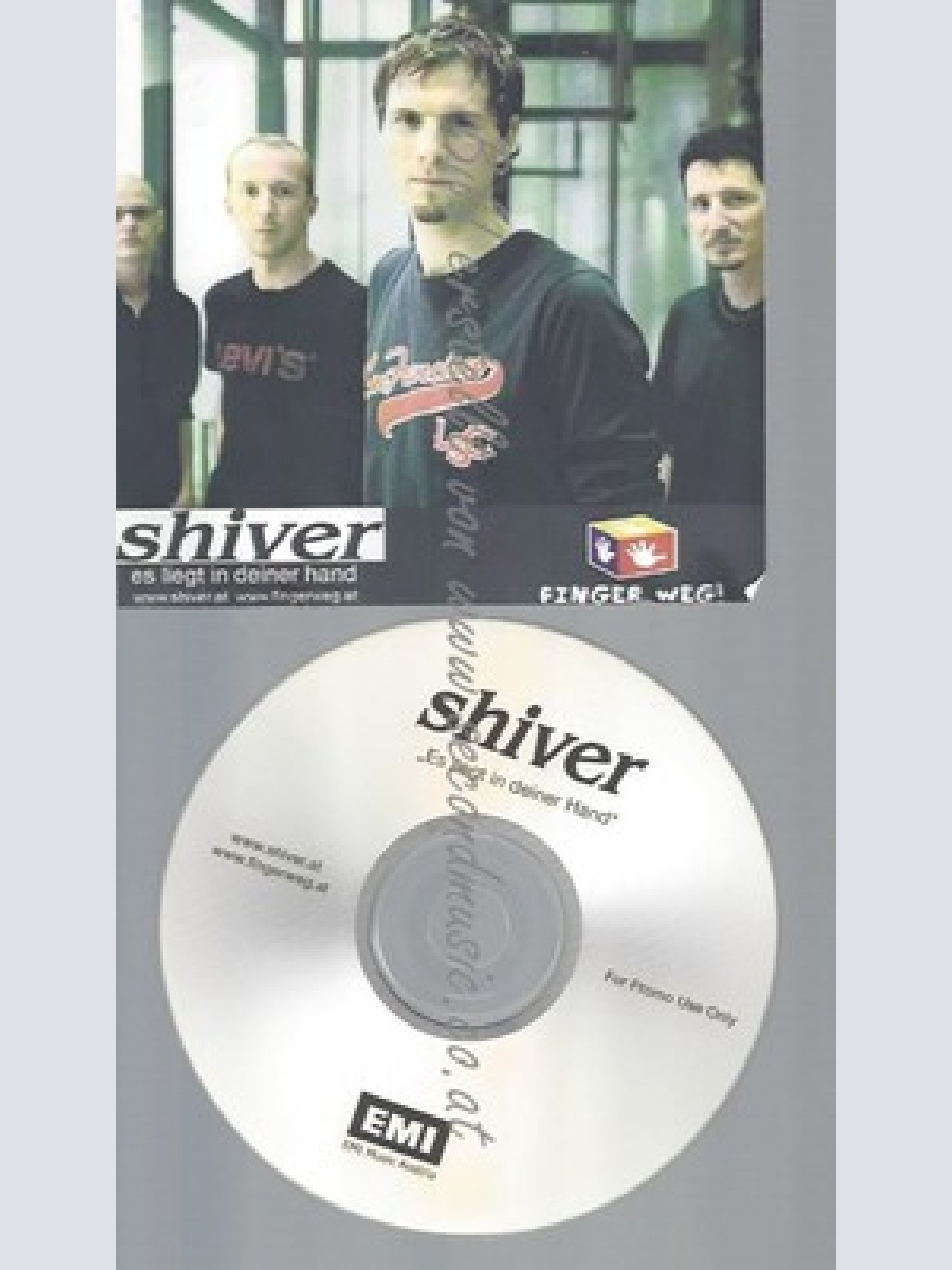 PROMO CD--SHIVER--ES LIEGT IN DEINER HAND