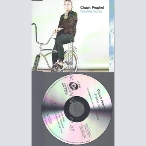 PROMO CD--CHUCK PROPHET--FRECKLE SONG--MIT INFO SHEET--3TR