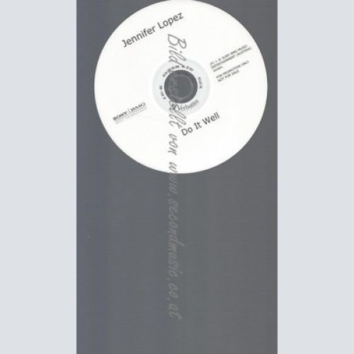 PROMO CD--JENNIFER LOPEZ--DO IT WELL--