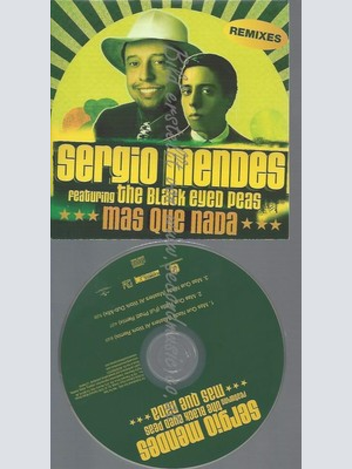 PROMO CD--SERGIO MENDES---MAS QUES NADA--3TR