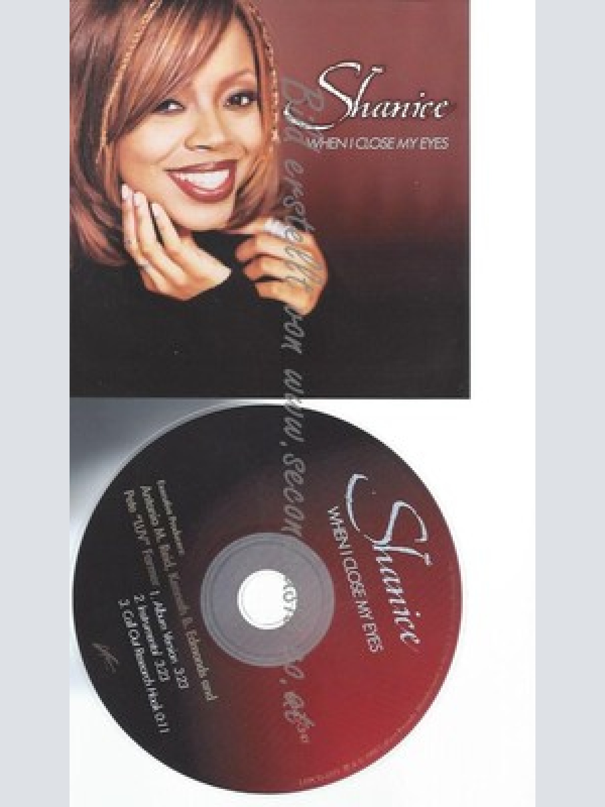 PROMO CD--SHANICE-- WHEN I CLOSE MY EAYES --3TR